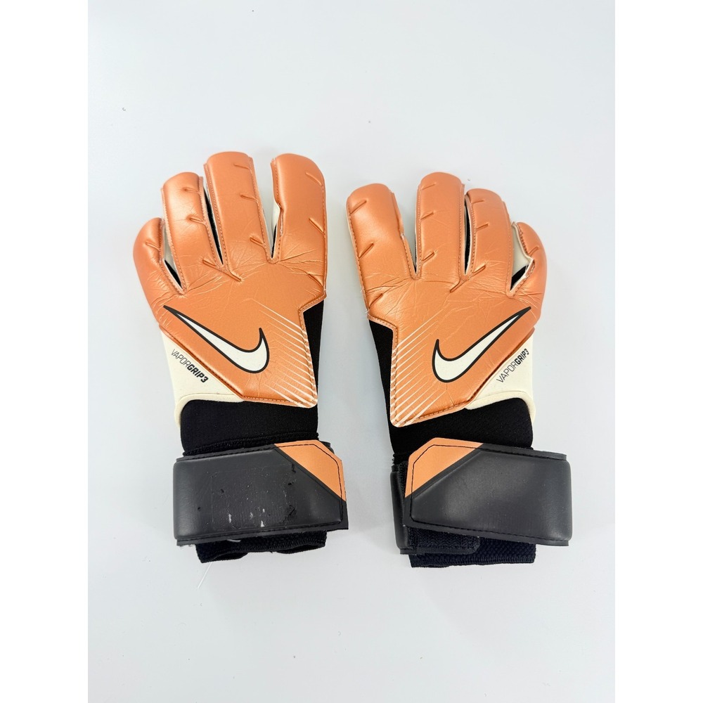 Nike Vapor Grip 3 PROMO Soccer Goalkeeper GK Gloves Copper Size 10 FB2092-810
